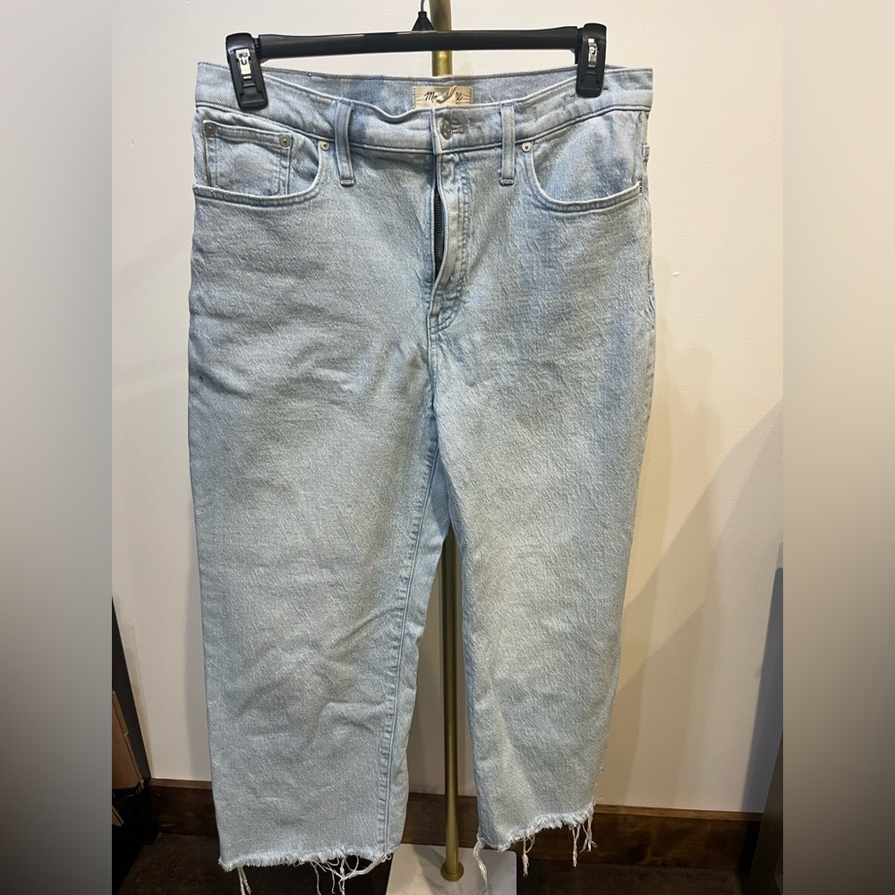 Madewell The Perfect Vintage Wide Leg 
Light Blue Women's Jeans